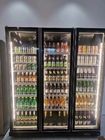 음료 냉동고 유리병 냉동고 술집 음료 5 선반 냉동기 흑색 컬러