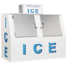 주유소를 위한 두배 비스듬한 문 얼음 상인은 스트로아게드 얼음을 자루에 넣었습니다