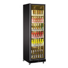 400L 가득 찬 글래스 디스플레이 주류및음료 냉장고, LED 라이트와 맥주 수직 냉각기