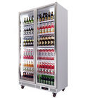 맥주 음료를 위한 디스플레이 냉동고를 냉각시키는 수직  상업적 유리 문 냉동실 송풍기