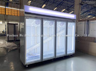 팬 냉각 시스템과 슈퍼마켓 유리문 디스플레이 진열장 입형결빙기 냉동기