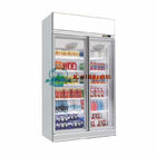 슈퍼마켓 2~8C 유리문 음료 냉각기 똑바로 선 디스플레이 냉동기