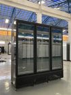 1600L 5- 층 청량음료 냉동기 진열장 유리문 똑바로 선 냉각기