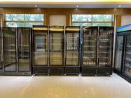 슈퍼마켓을 위한 유리문 디스플레이 냉동기 상업적 프리더 캐비닛