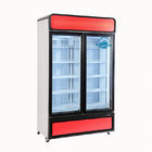 유리문 상업적 슈퍼마켓 냉동 냉장 설비 냉동 식품 디스플레이 진열장 냉장고를 직립시키세요