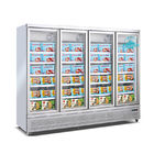 2000L 유리제 문 강직한 냉장고