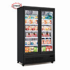 슈퍼마켓을 위한 상등품과 공장 이중 유리 문 음료수 디스플레이 냉장고 냉동기