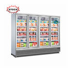 도매 슈퍼마켓 유리문 디스플레이 냉장고 상업 냉동고 냉장고