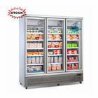 추운 Drink&amp;Ice 아이스크림은 똑바로 팬 냉각 시스템과 딥 프리저를 드러냅니다