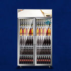 코메르치알 슈퍼마켓 유리문 맥주 냉각 음료 디스플레이 냉동고 냉동기