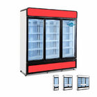 팬 냉각 냉각장치 3 유리문 립식 냉동기 냉장고  진열장