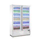 상업적 주류및음료 디스플레이 냉동고 수직 진열장 단일의 도어 똑바로 선 냉각기