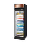 슈퍼마켓 디스플레이 냉동기 400L 유리문 맥주 냉동고 똑바로 선 음료 음료 냉각기