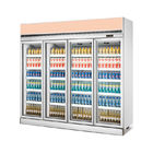 냉각 음료 디스플레이 냉동고 유리문 냉각장치 슈퍼마켓 냉각된 진열장