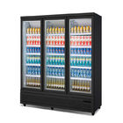 슈퍼마켓을 위한 R290 똑바로 선 유리문 청량음료 디스플레이 냉각기