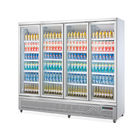 상업적 냉각된 음료 냉각기 유리문부착냉장고 진열장