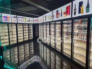 정면과 후방 열려있는 유리제 문 음료 냉각기, 청량 음료 전시 냉장고, 편의점 찬 음료 냉장고