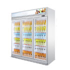 1000L 슈퍼마켓은 냉각 음료 디스플레이 냉동기를 위한 상업적 냉각장치를 직립시킵니다