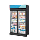 상업적 1000L은 냉각된 주류및음료 진열장 유리문 냉각장치를 직립시킵니다