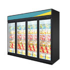 슈퍼마켓을 위한 CE 냉동 식품 수직 진열장 입형결빙기