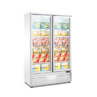 슈퍼마켓 냉동육은 디스플레이 냉장고 유리문부착냉동고를 직립시킵니다