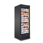 450 리터 플러그 인 R290 냉매 스윙 직립 유리 도어 냉동고 판매자