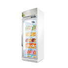 상업적인 -22도 강직한 진열장 전시 냉장고 냉장고 유리제 문