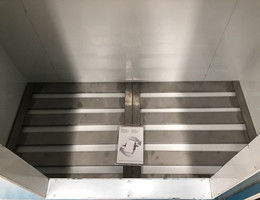 탑 마운트 냉장 시스템 OEM 칫수 2와 색칠한 철골 상업적 아이스 냉장고