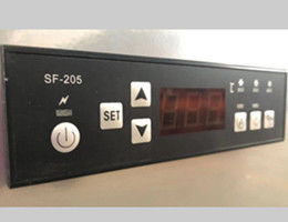 탑 마운트 냉장 시스템 OEM 치수 3과 색칠한 철골 상업적 아이스 냉장고