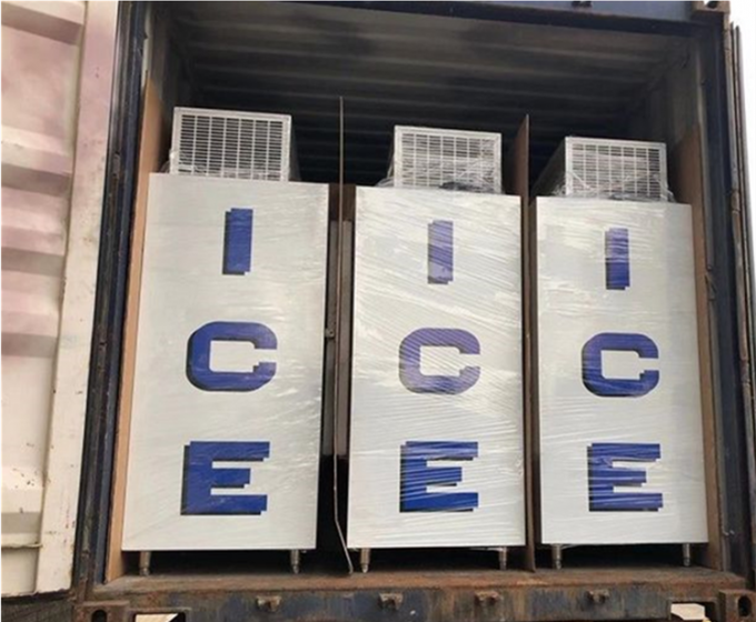 야외 한 개의 고체문 1400L 축냉 냉장고 7