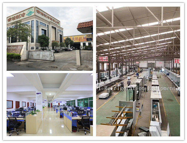 상업적 유리문부착냉동고 진열장을 구하는 450L 에너지는 냉각장치 4를 직립시킵니다