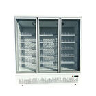 팬 냉각과 디지털 제어 유리문 딥 프리저 냉동 식품 디스플레이 냉장고
