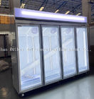 똑바로 선 진열장 냉각기 레스토랑 호텔 식료품점 쇼케이스 진열 냉장고