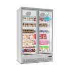 -22C 똑바로 선 유리문부착냉장고 슈퍼마켓 냉동 식품 디스플레이 냉장고