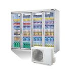 원격 시스템과 여러 유리문 디스플레이 냉동기 &amp; 냉장고