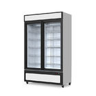 슈퍼마켓을 위한 1000L 유리문 냉각장치 수직 디스플레이 냉장고