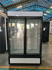 슈퍼마켓을 위한 1000L 유리문 냉각장치 수직 디스플레이 냉장고