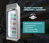 상업적인 음료 유리제 문 전시 냉각장치 소다 강직한 냉각기