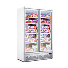 두 배 유리제 문 냉장고 상업적인 서 있는 냉장고 내장 Secop 압축기