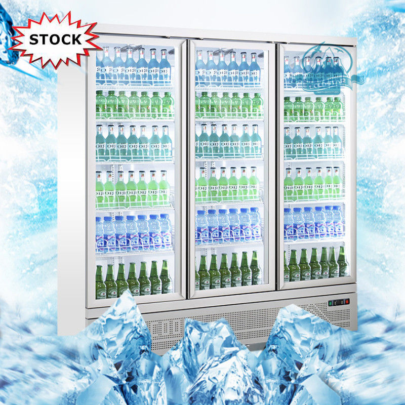 엠브라코 압축기 R290 청량음료 디스플레이 냉동고 1500L 유리문부착냉장고 진열장