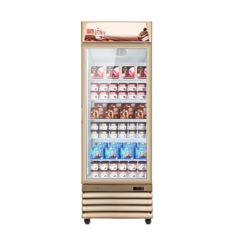 400L 슈퍼마켓 유리문 냉각기 베버리지 입형결빙기