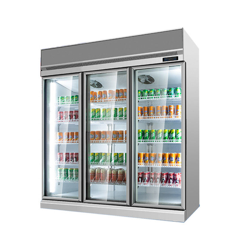 승인되는 세륨을 가진 음료 전시 냉장고 슈퍼마켓 냉장고 유리제 문 맥주 유리병 냉각기